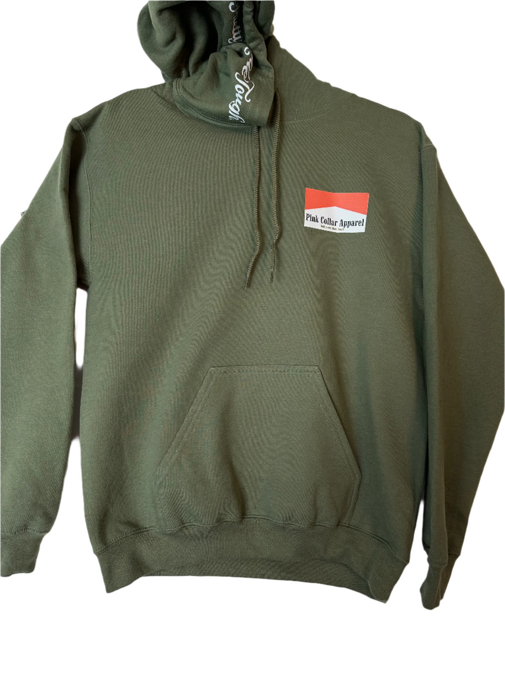 Pink collar Hoodie