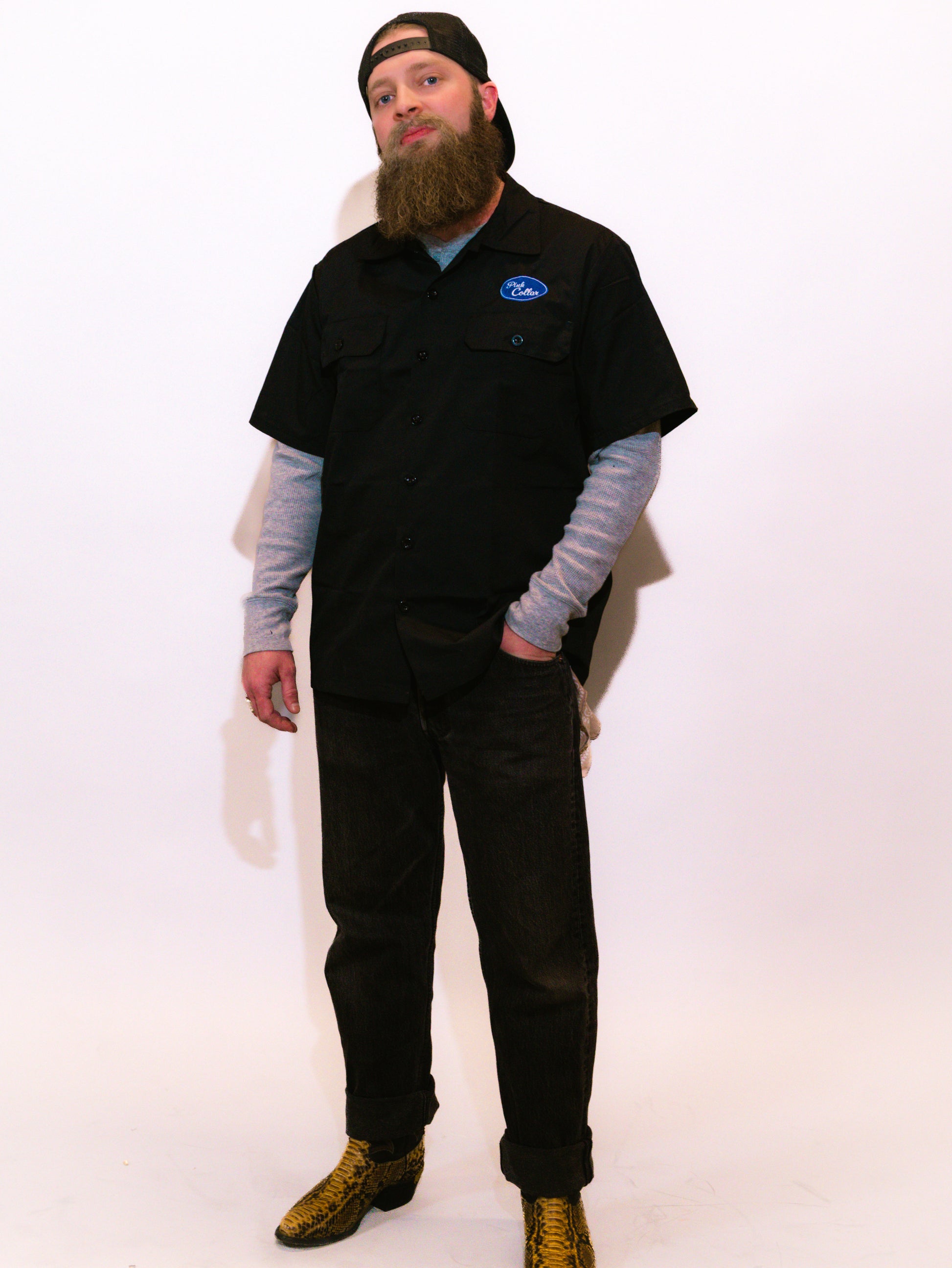 Pink Collar Workshirt